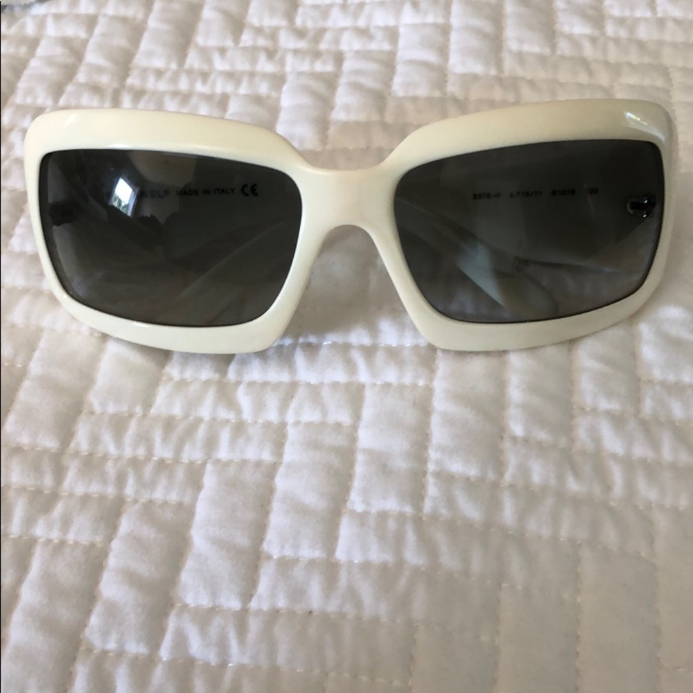 White Chanel Sunglasses